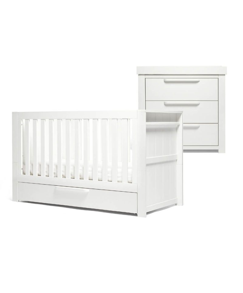 Mamas & Papas Franklin 2 Piece Cotbed Set with Dresser Changer Premier Baby